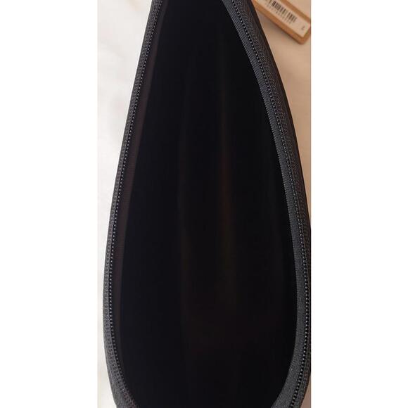 NWT Skims Neoprene Makeup Bag Sz Small 7x5 Onyx Embossed Pouch Clutch Shapewear - Picture 5 of 9